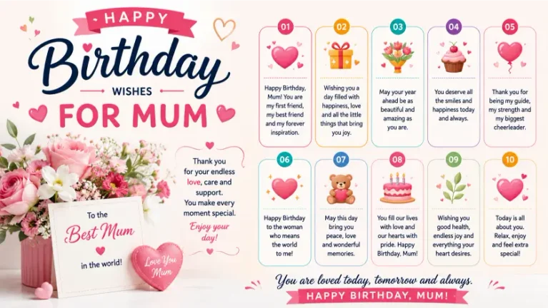 Birthday Wishes for MumÂ