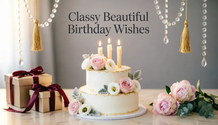 Classy Beautiful Birthday Wishes
