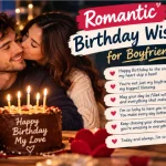 Romantic Birthday Wishes for Boyfriend