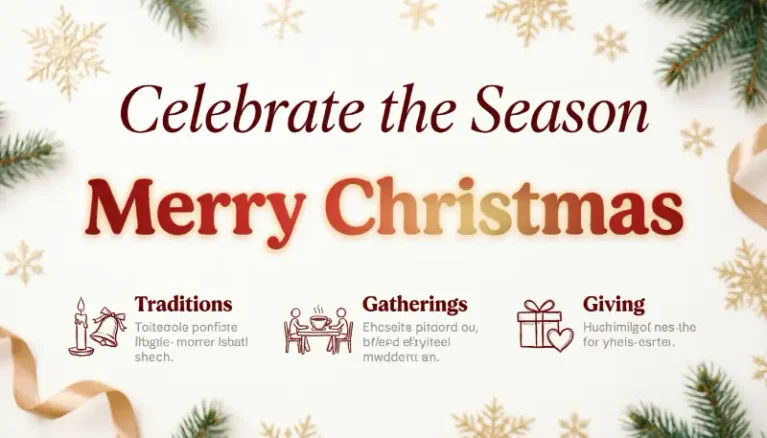 Celebrate the Season Merry Christmas