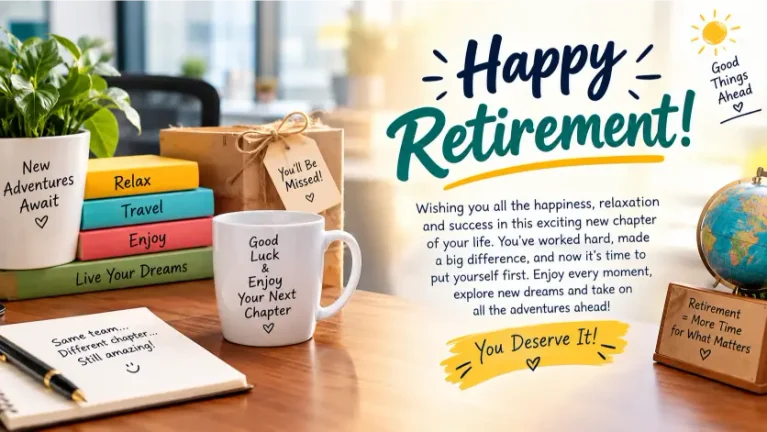 Retirement Wishes for a Coworker