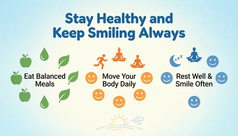 Stay Healthy and Keep Smiling Always