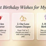 Sweet Birthday Wishes for My Wife